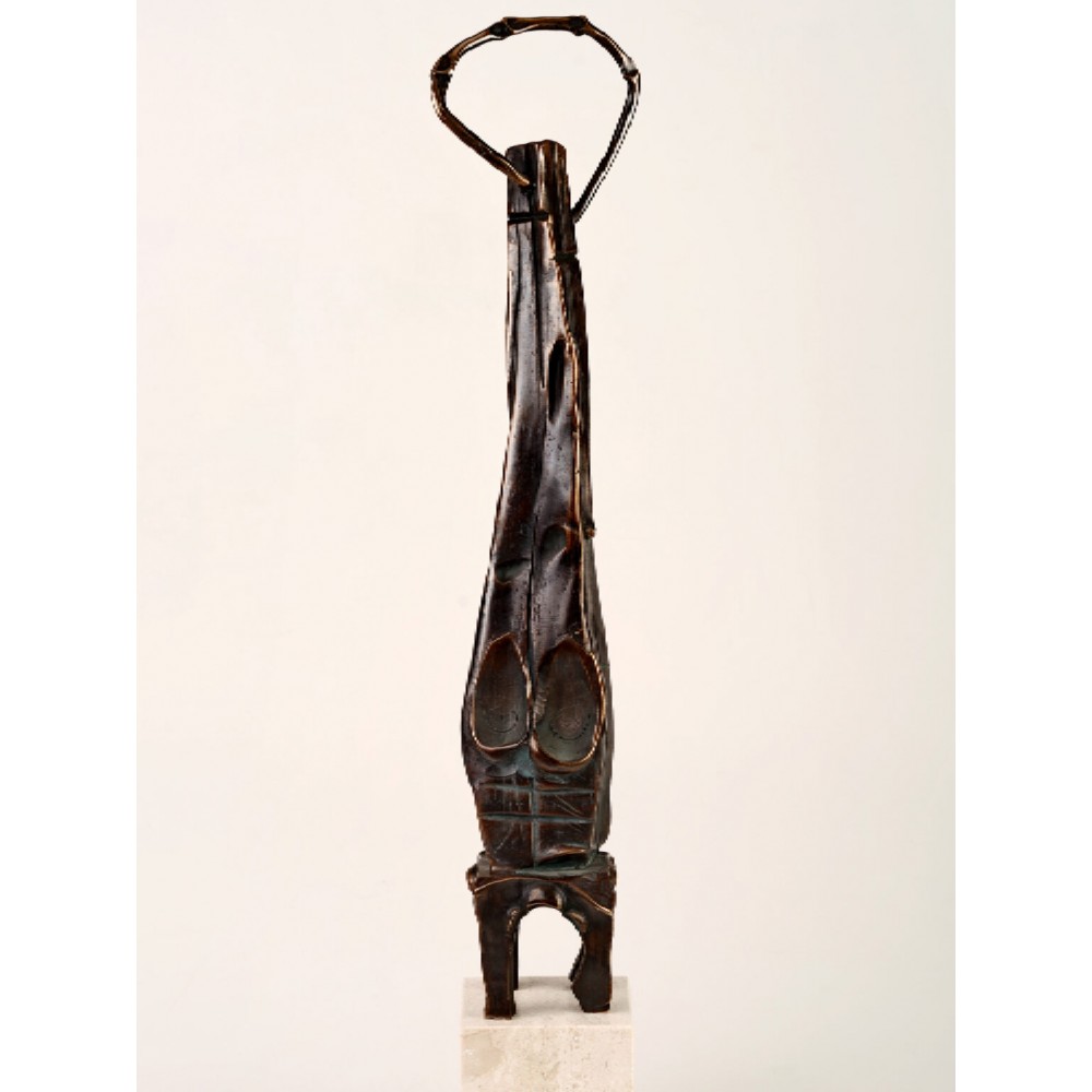 Evanghelist II - sculptură în bronz, artist Liviu Bumbu